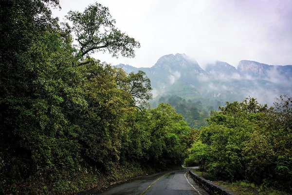 Nearby the concrete full city of Monterrey in northern Mexico there's a great route to discover in the Chipinque mountain. Once you start climbing up the big city lags behind and one can enjoy fresh air as wild animals cross your path #ontheroad.