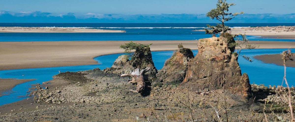 Siletz Bay near Lincoln City, Oregon