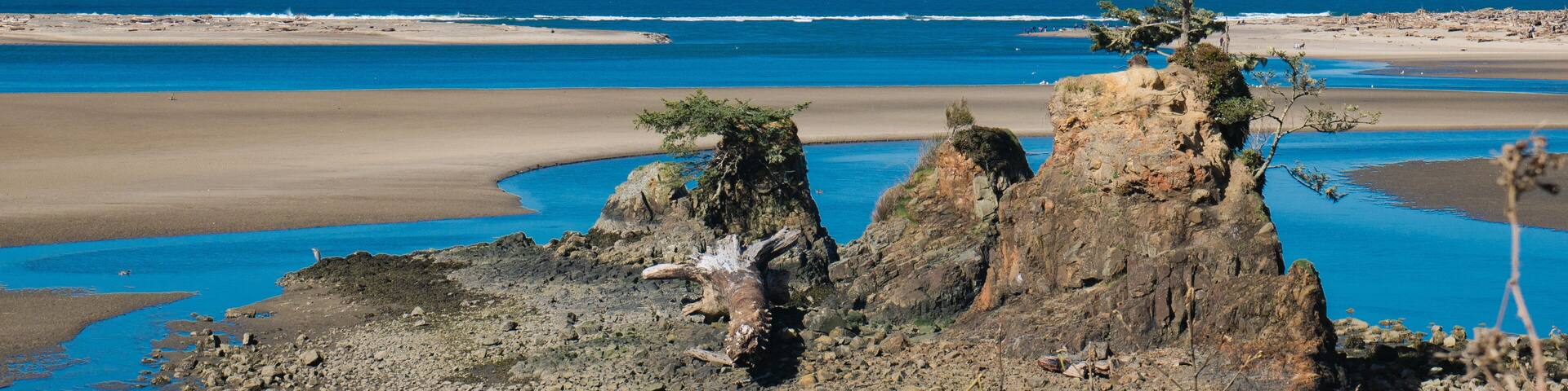 Siletz Bay near Lincoln City, Oregon