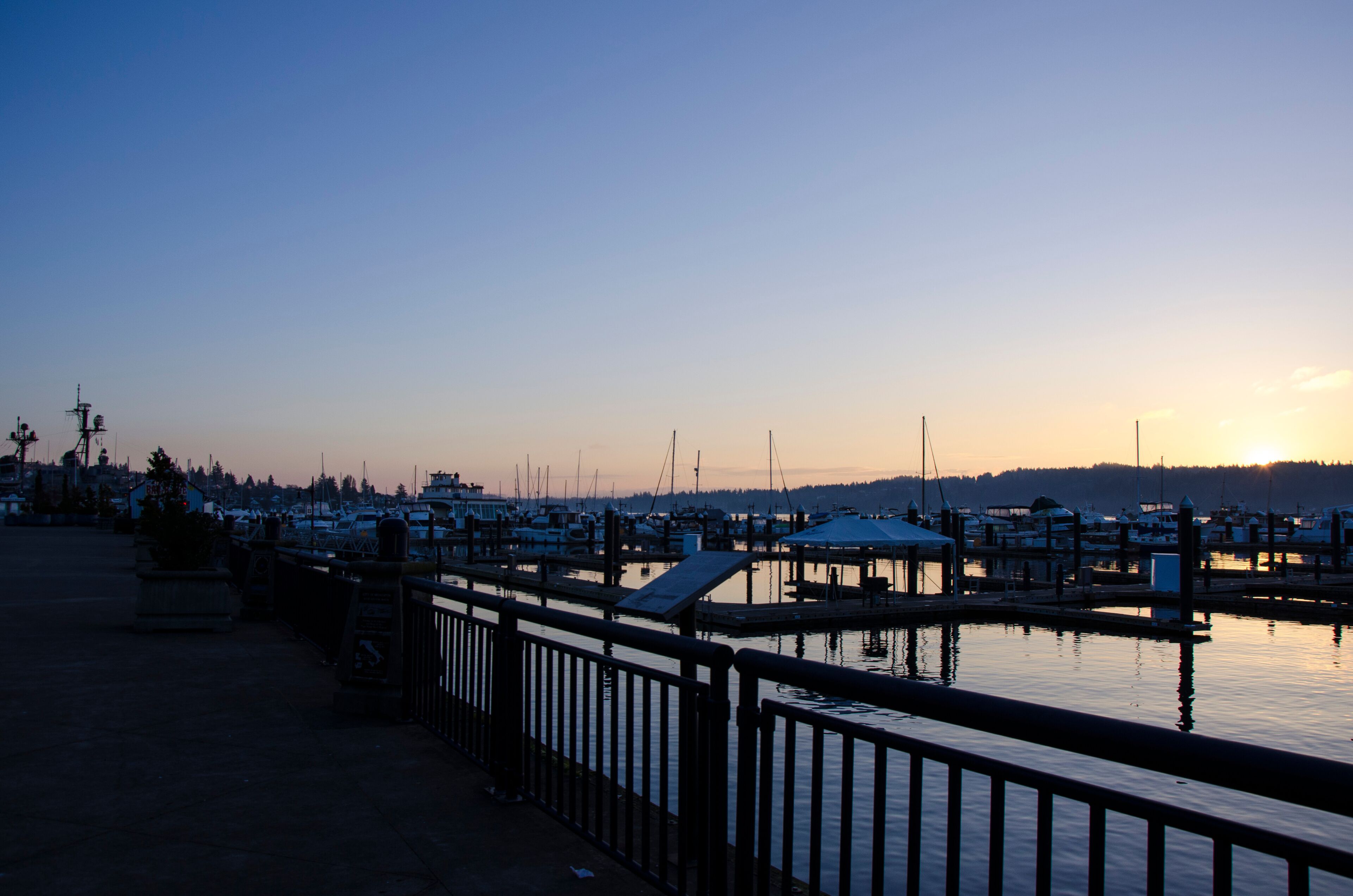 Bremerton Boardwalk at Dusk