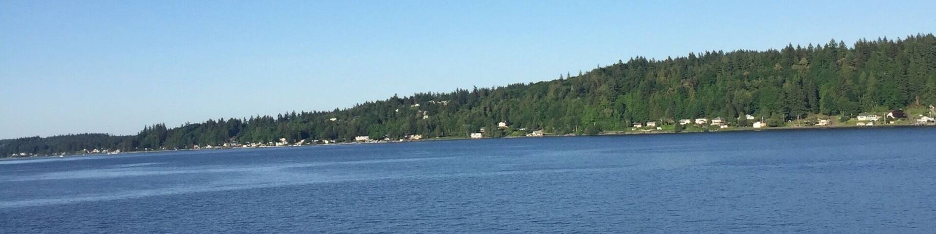 On the ferry from Bremerton to Seattle!