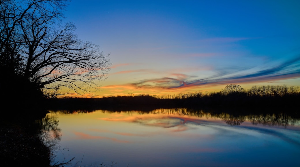 Dusk on Cane Creek a tributary of Lake Dardanell, AR.