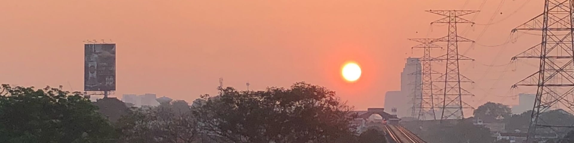 Pretty pink sunrise on the way to Kuala Lumpur #UrbanJungle