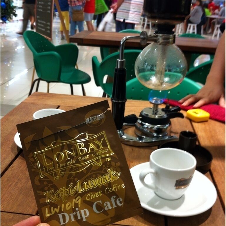 You can stop by at LonBay Coffee in this mall for a cup of world&#x27;s most expensive coffee #kopiluwak 