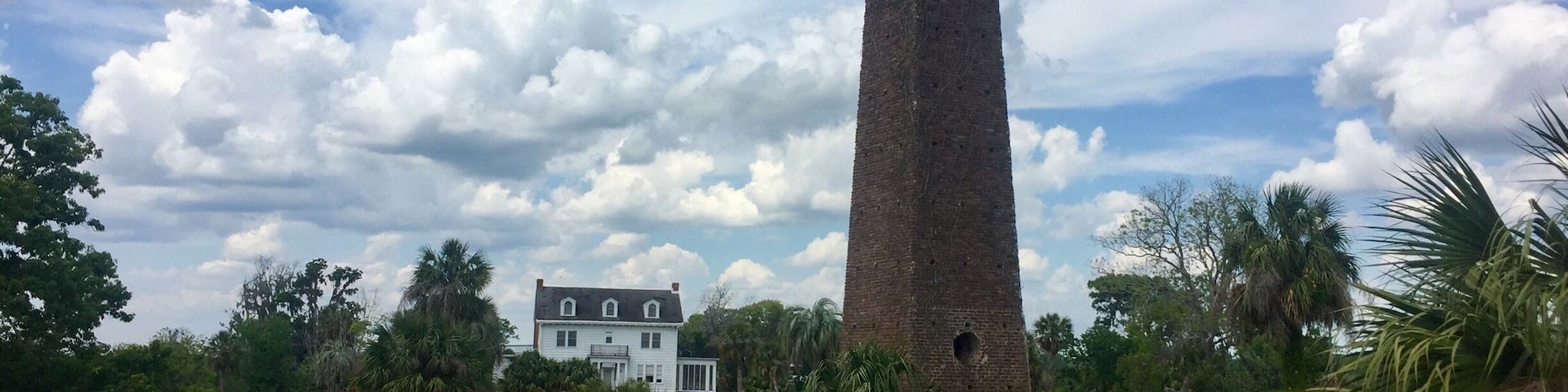 Dating to the 1790's this was the home of Major Pierce Butler, an Officer of the American Revolution and one of the men who drafted the US Constitution. It was a thriving rice plantation until the end of the Civil War. . The house that is visible behind the rice mill chimney was built in 1927 by Colonel TL Huston. He was Half owner of the NY Yankees and hosted many professional ball players here, including Babe Ruth. The entire island is now part of the Altamaha Waterfowl Management Area.