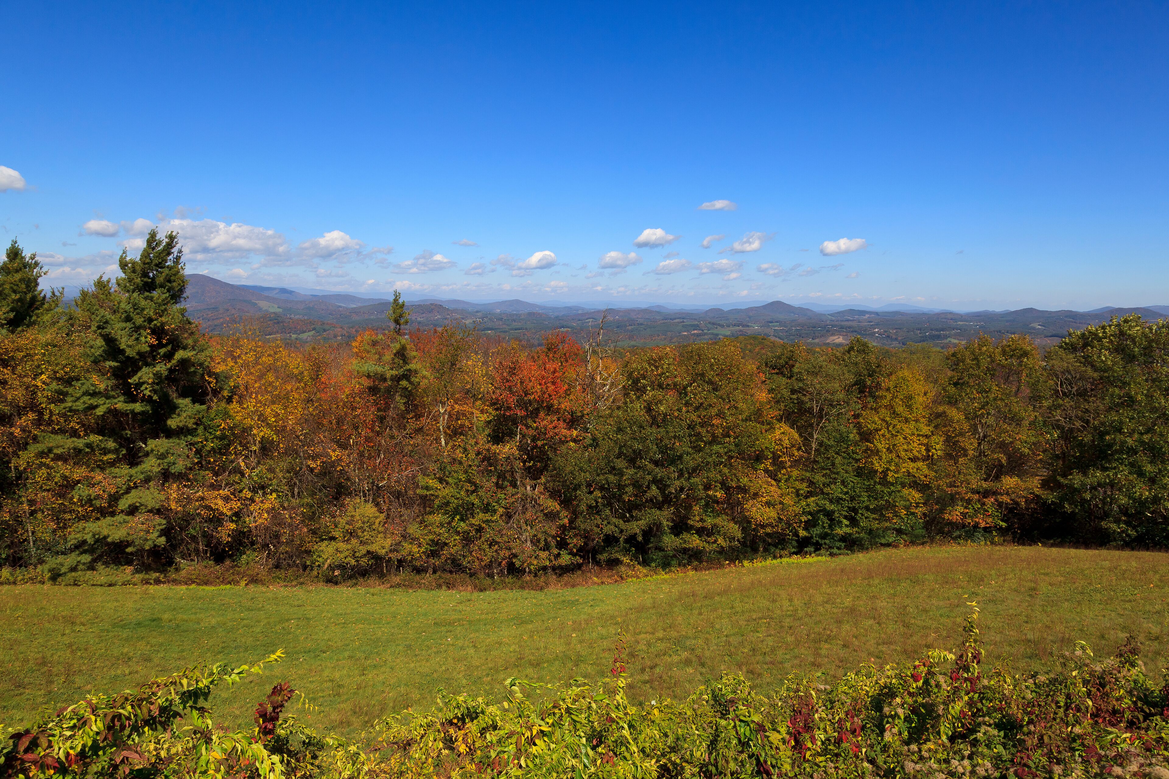 Mount Jefferson Overlook from the Blue Ridge Parkway