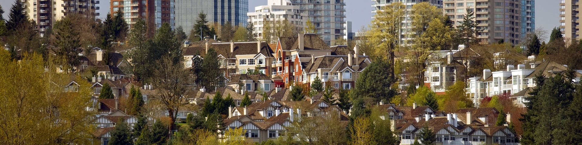 New residential buildings in Burnaby, BC, Canada; Shutterstock ID 87896566