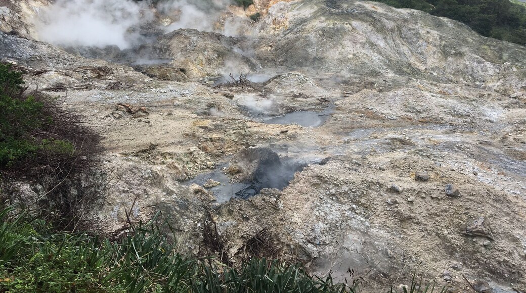 Saint Lucia's drive-in volcano.