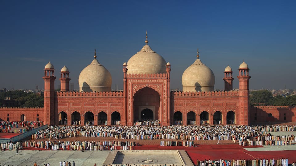 Badshahi Mosque Lahore, Pakistan.