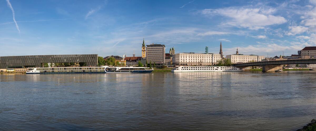 Linz Urfahr Donau Panorama