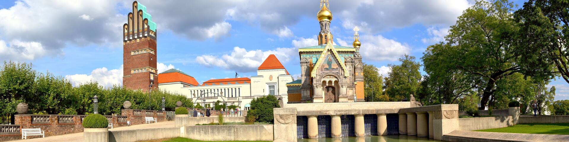 Darmstadt, die Mathildenhöhe (September 2015)