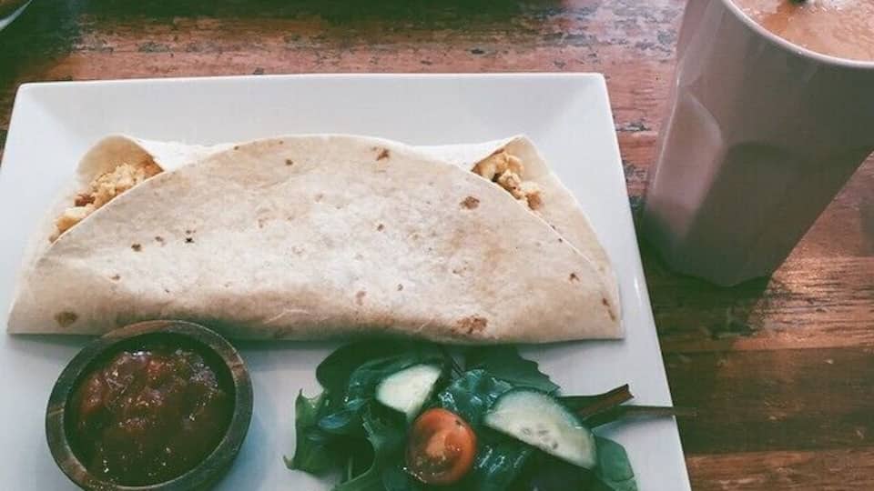 Breakfast Wrap 👅💦 #brekkie #nomnom #ThePot #VSCOcam