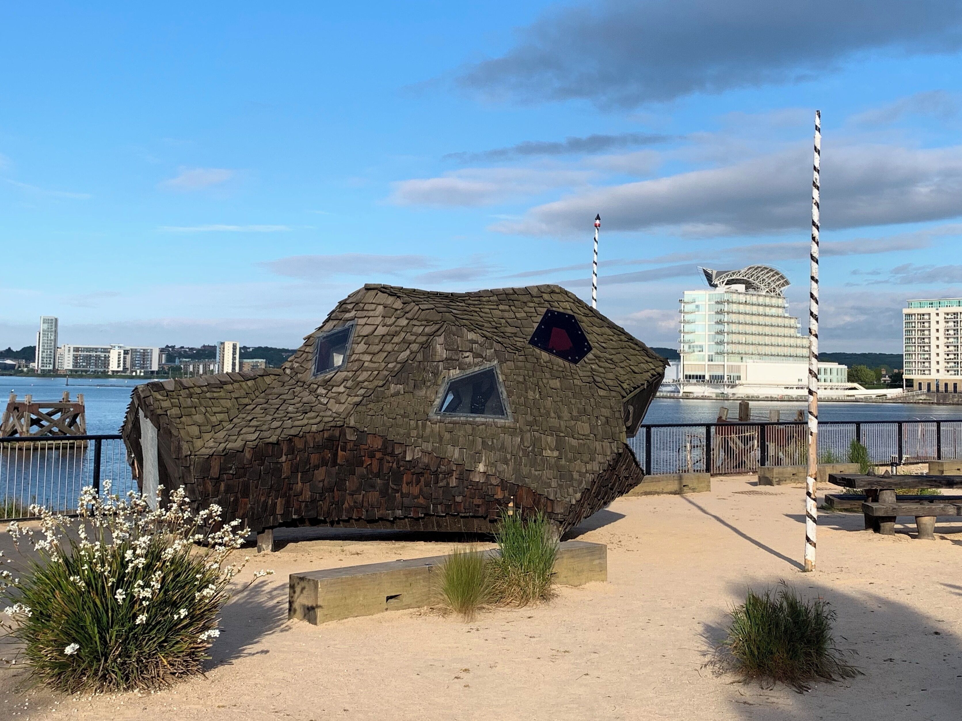 View across to Cardiff Bay