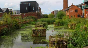 Sheffield, UK - February 24 2019: Kelham Island Water