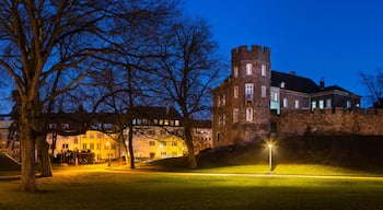 Frankenberg Castle At Night Panorama, Aachen