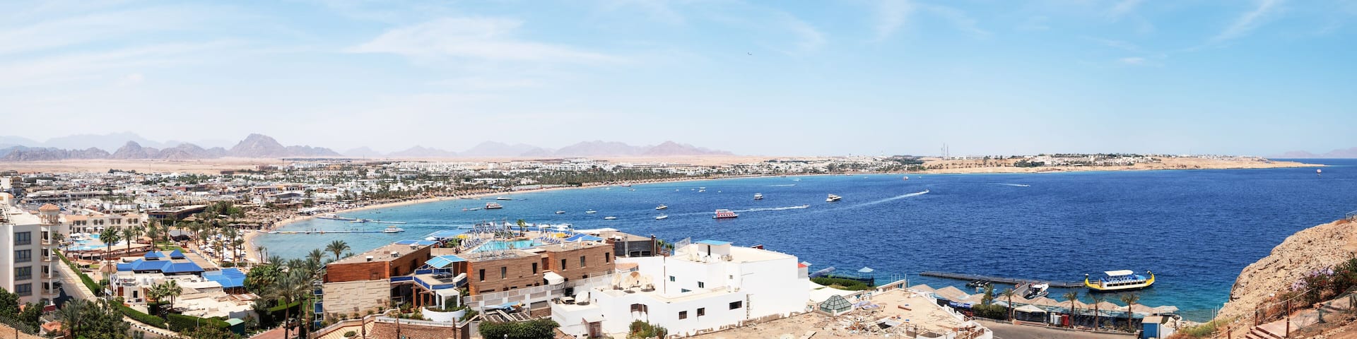 Naama Bay in Sharm El Sheikh, Egypt