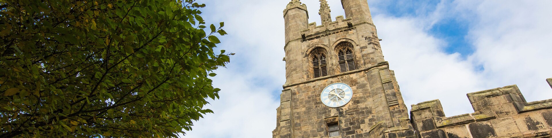 Tideswell, Derbyshire, UK: October 2018: Saintt John the Baptist Church
