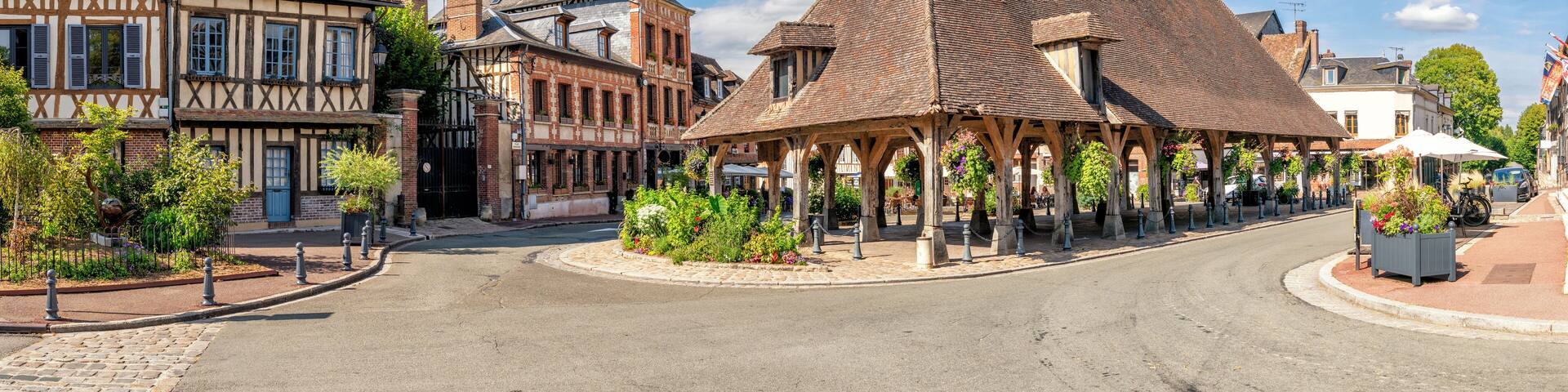 Markthalle in Lyons-la-Forret