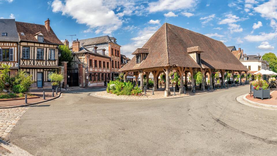 Markthalle in Lyons-la-Forret