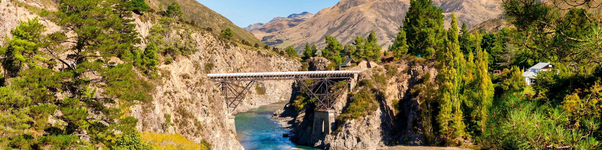 Waiau Ferry Bridge, Hanmer Springs, Hurunui District, Canterbury, New Zealand