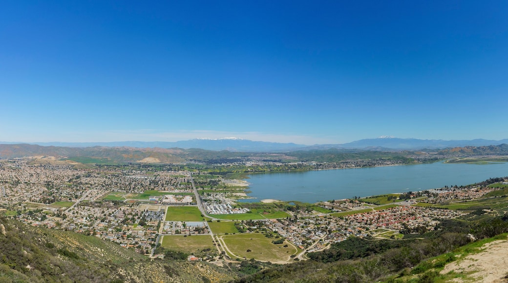 Aerial view of Lake Elsinore