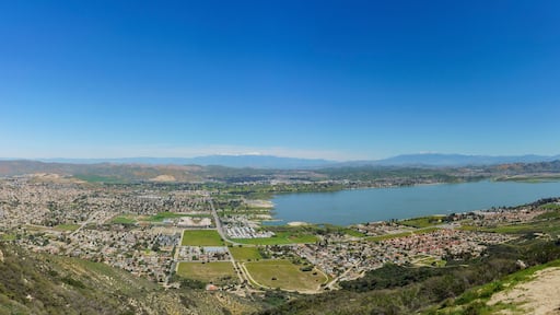 Aerial view of Lake Elsinore