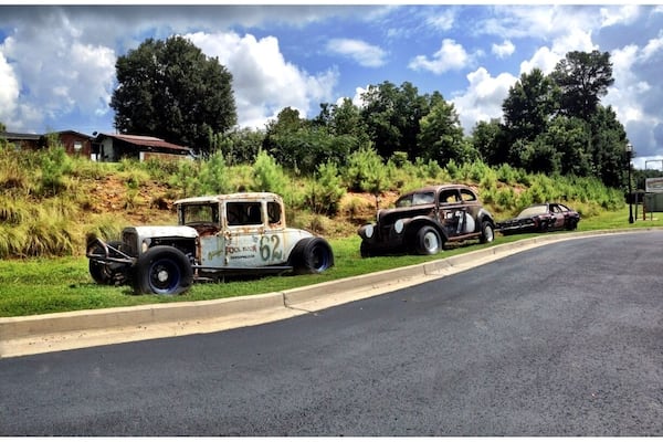 Just some old rusted original NASCARS cool photo opertunities.