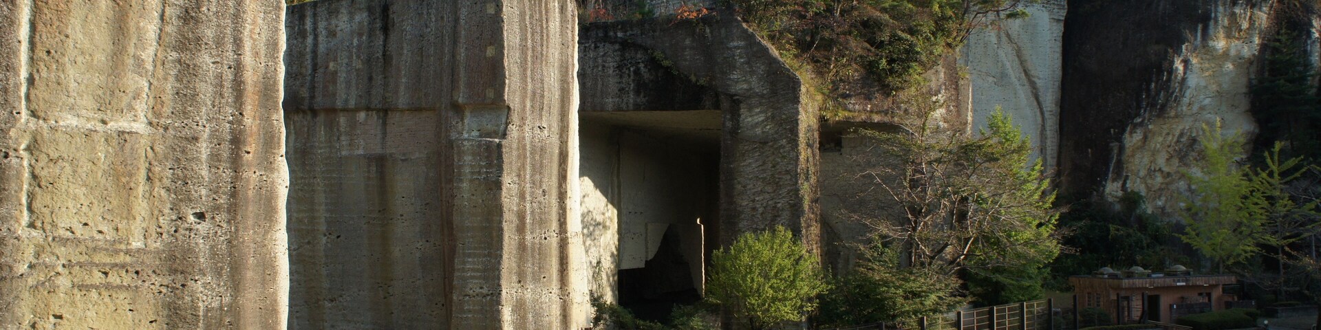 Japanese Oya stone quarry site