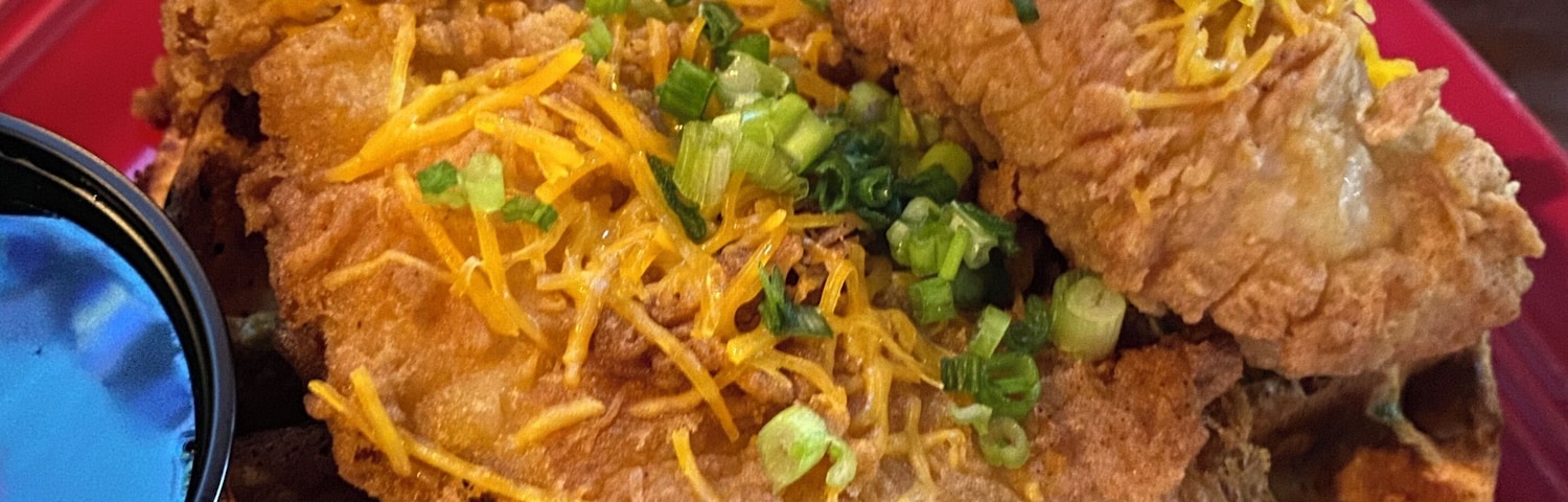 Chicken and waffles, they were absolutely amazing if you live in the area, you must go to their brunch