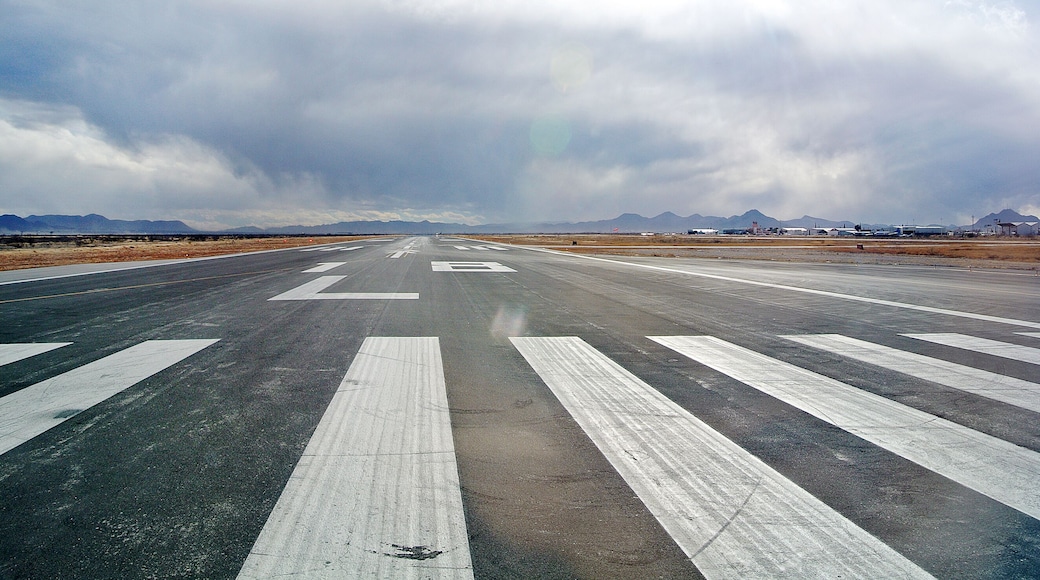 landing strip of the Mexican airport