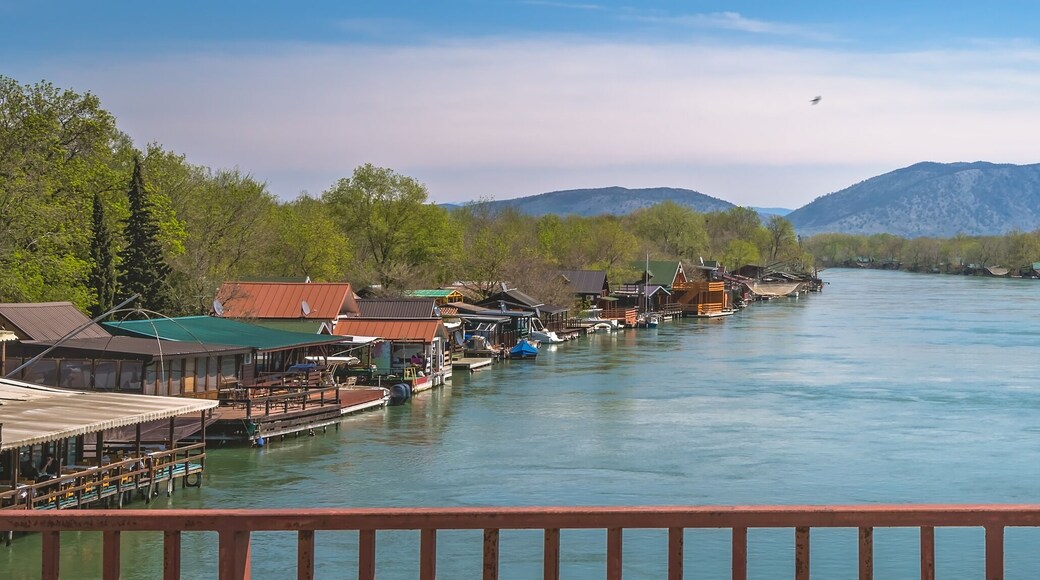 Landcape of the Ada Bojana river