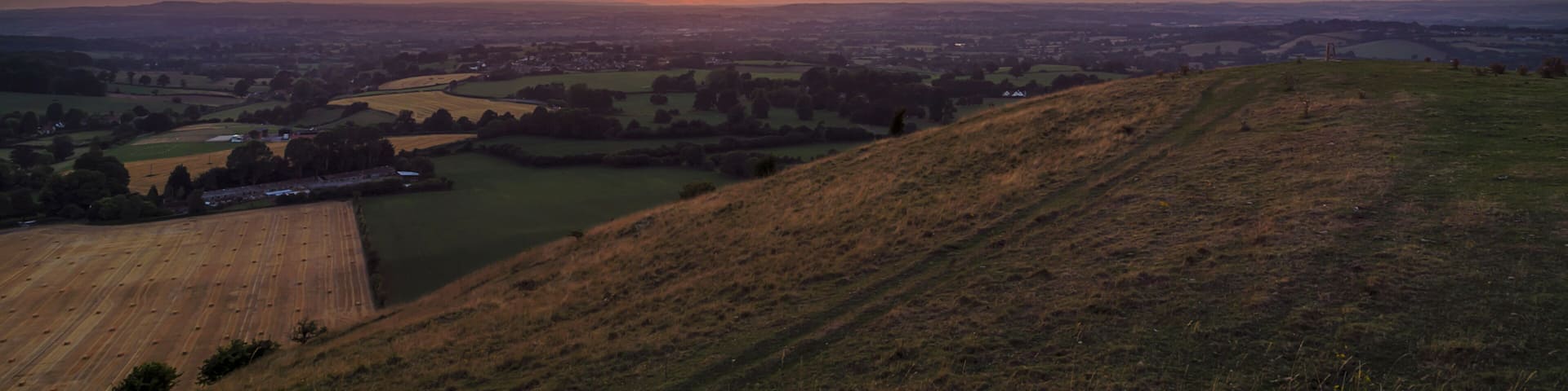 Sunset - view from Cley Hill - Warminster - Wiltshire