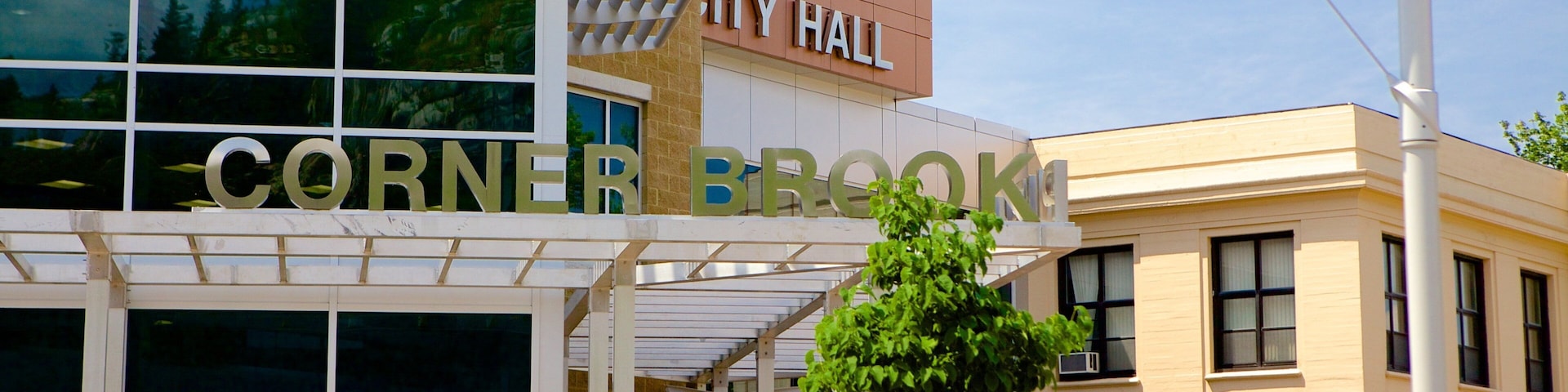 Corner Brook featuring an administrative buidling