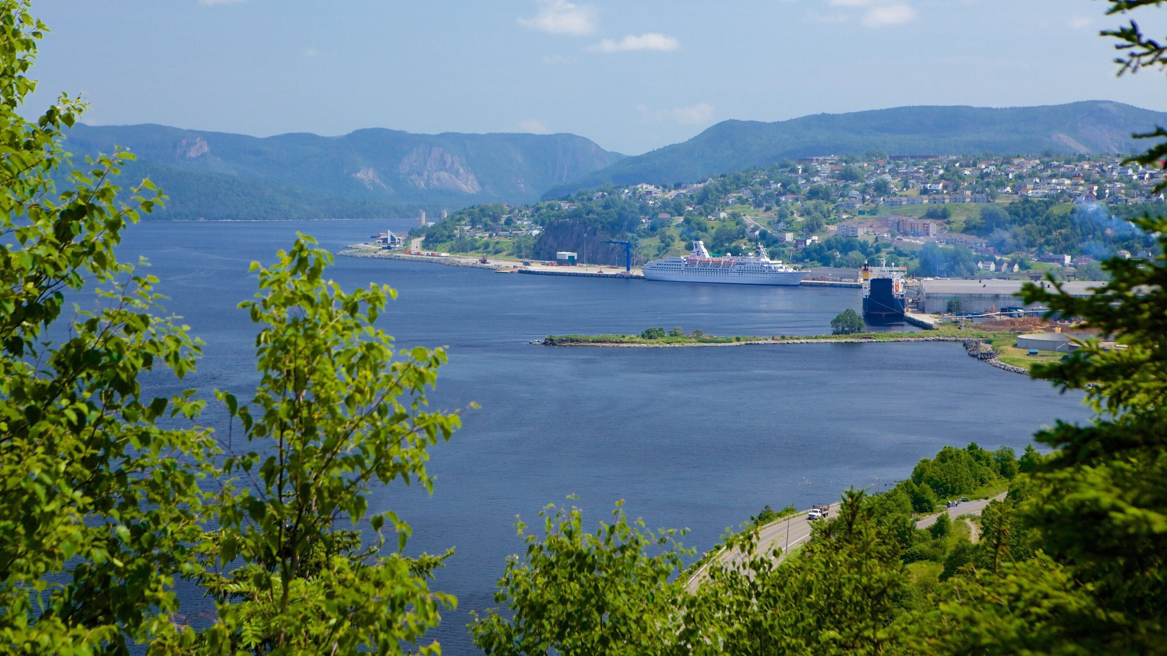 Corner Brook featuring a bay or harbour