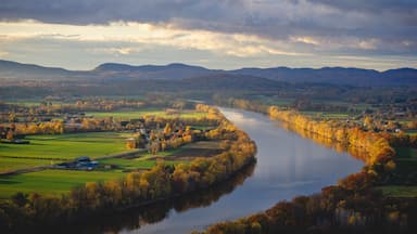 Quintessential Pioneer Valley. The view from the top of Sugarloaf is more than rewarding for its easy 30 min hike or quick drive to the summit. It's a very popular spot during the summer and also great for having cookouts and picnics with your friends and family.