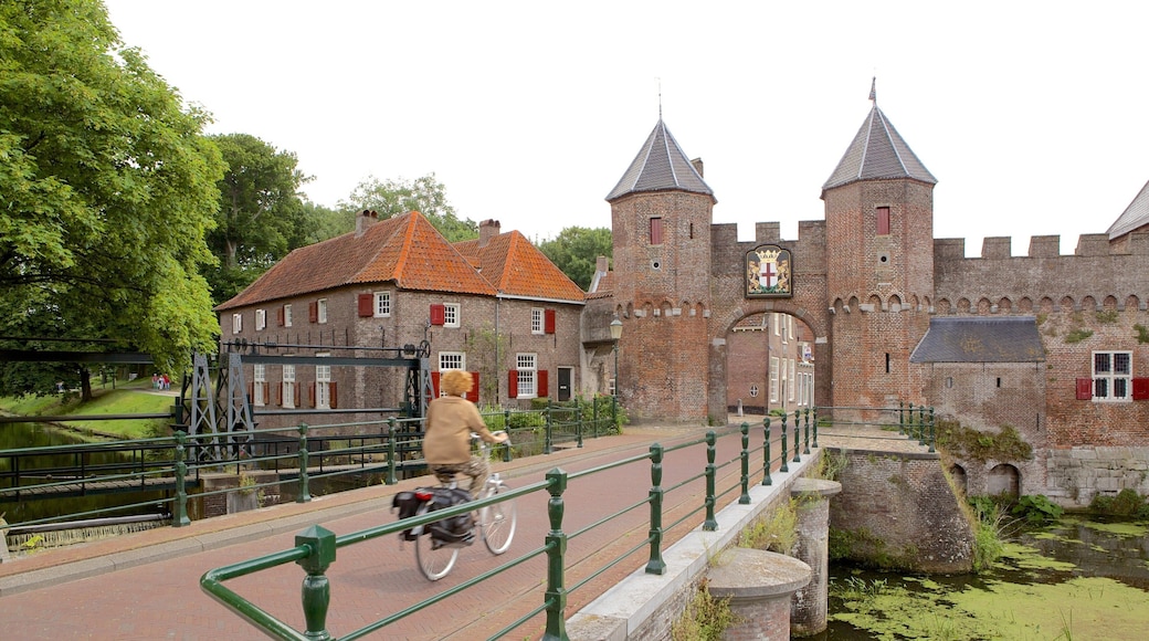 Amersfoort showing chateau or palace, cycling and a river or creek