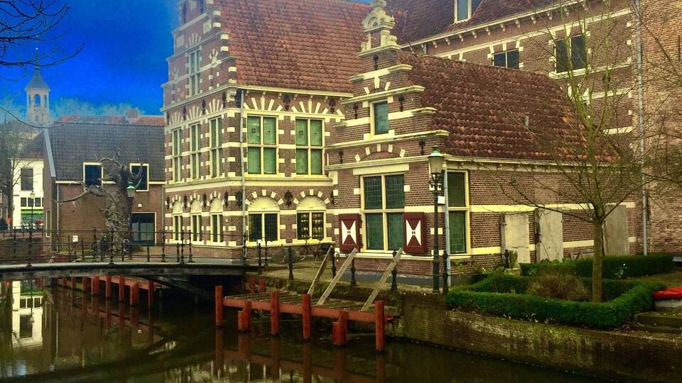 In Amersfoort. Canals and beautiful buildings