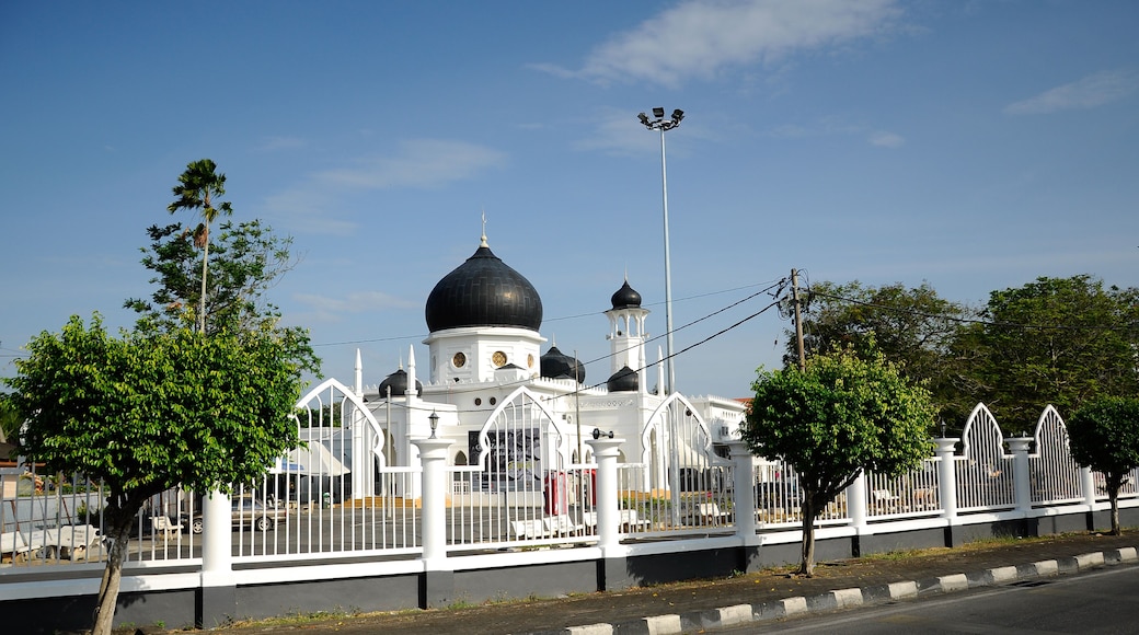 Alwi Mosque in Kangar view from the main road