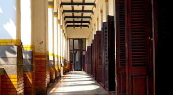 The ornaments of the thousand door building or lawang sewu in Semarang include the wall pillars that line every corner of the building