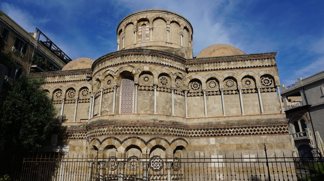 Views of the Church of the Santissima Annunziata dei Catalani, Messina, Sicily, Italy