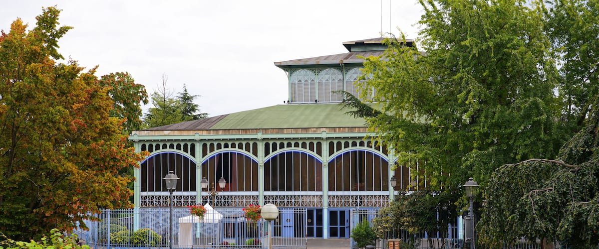 Pavillon Baltard, built in the 1850s of iron and glass by architect Victor Baltard for Paris Central Market, France. It now sits in Nogent-sur-Marne and serves as a concert hall and events space
