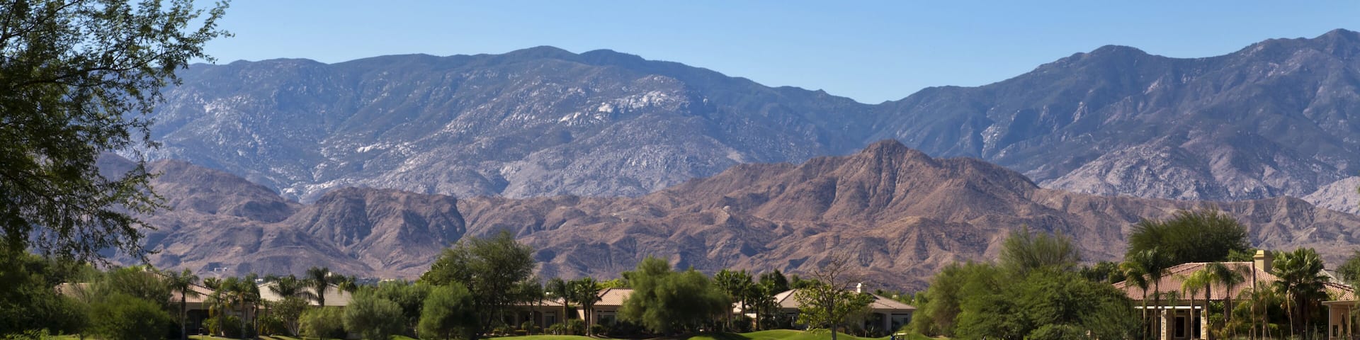 Retirement community situated on around a golf course, California