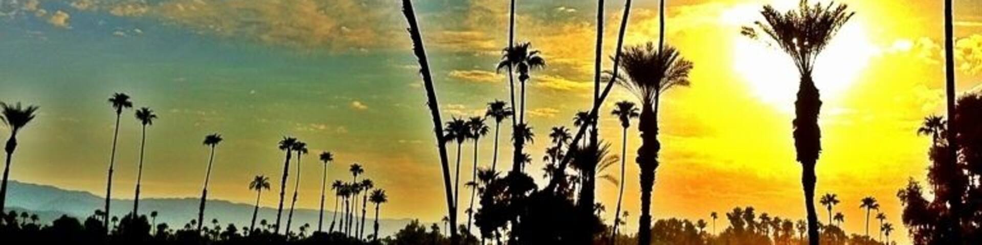 Good morning from Rancho Mirage, CA!