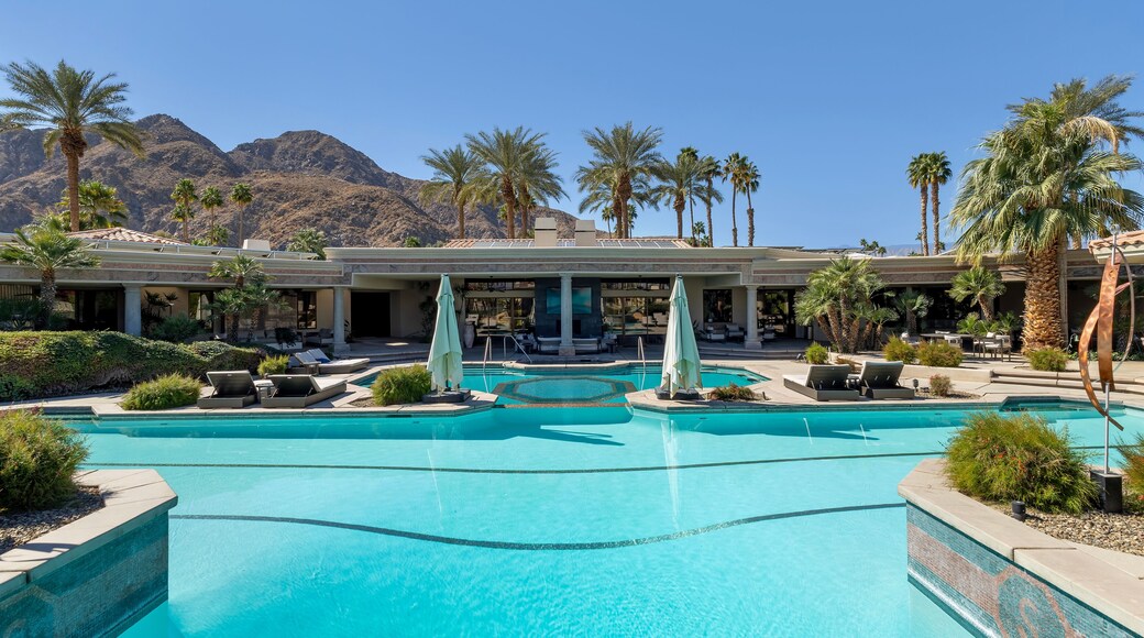 Swimming pool at a large luxury estate