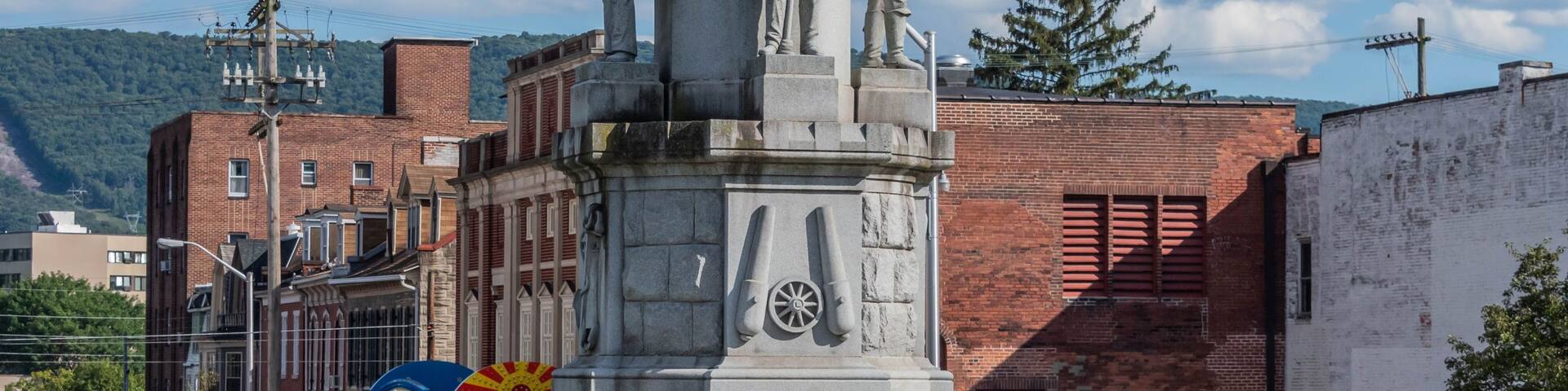 Monument to the Soldiers and Sailors, Lewistown, Pennsaylvania, USA