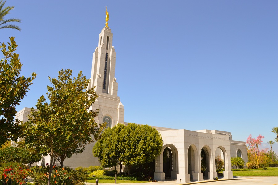 Redlands, CA Mormon Temple; Shutterstock ID 651888730; Purchase Order: -