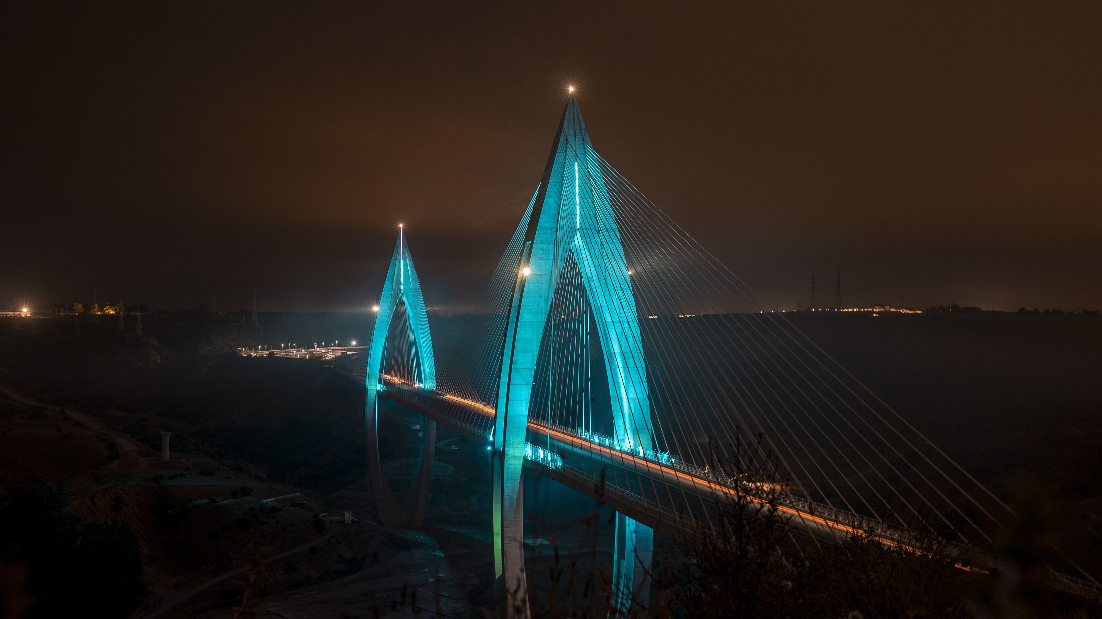 Mohammed VI Bridge, Rabat Grand Bypass, Morocco 