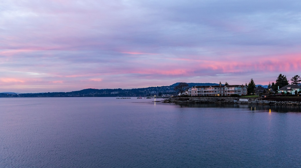 Scenic Sunrise Over Sidney on Vancouver Island in British Columbia, Canada