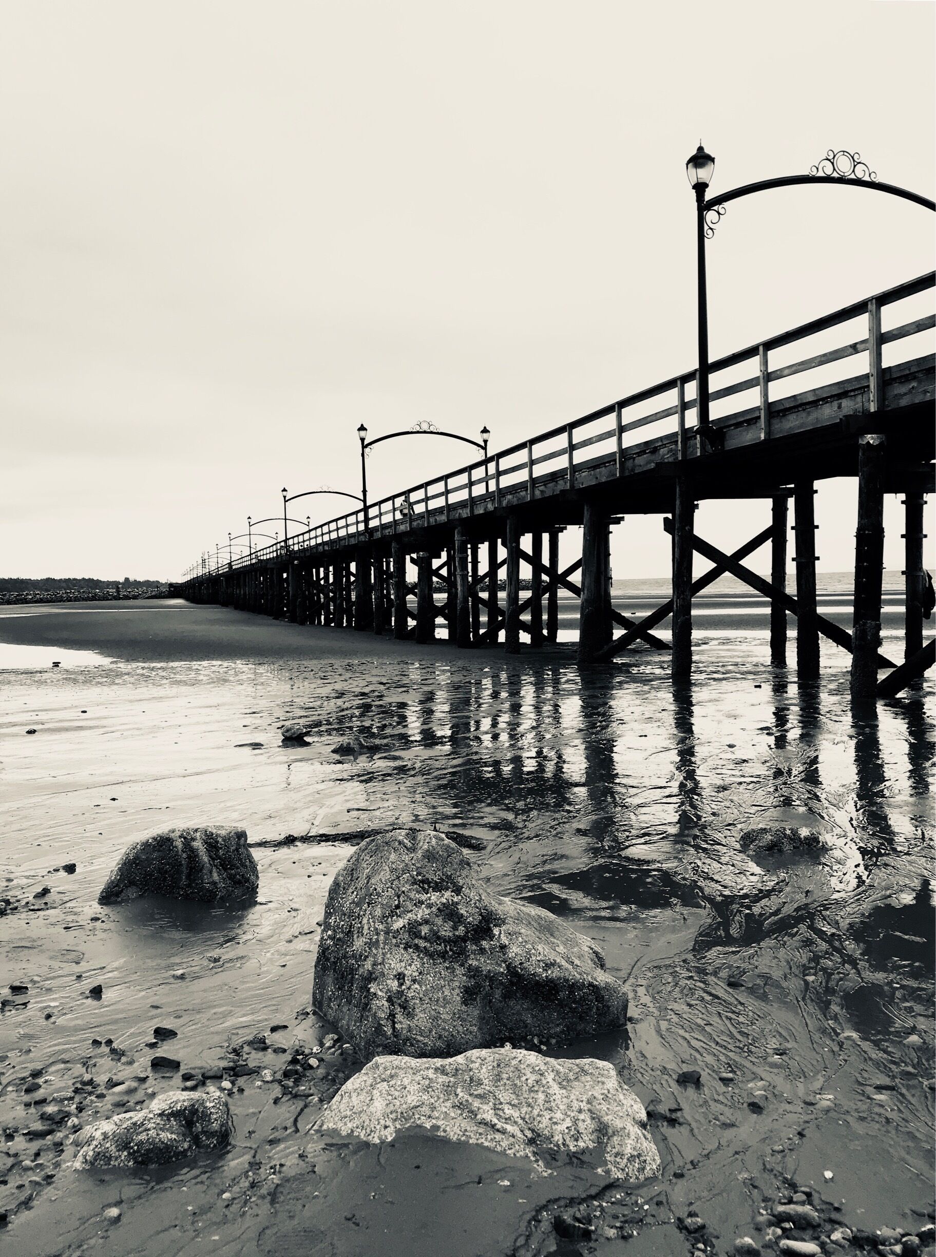 Low tide on a cloudy day