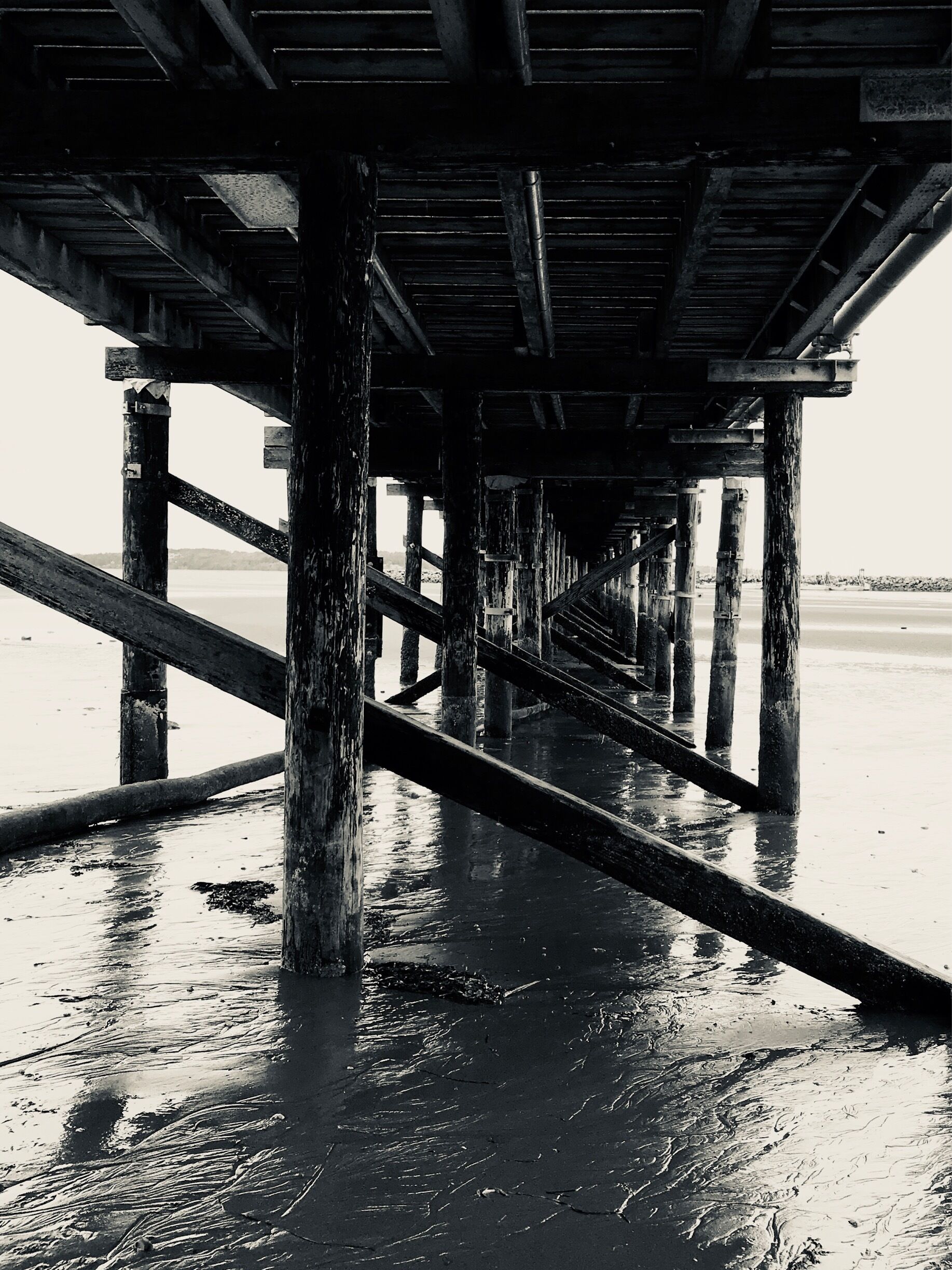 Low tide on a cloudy day